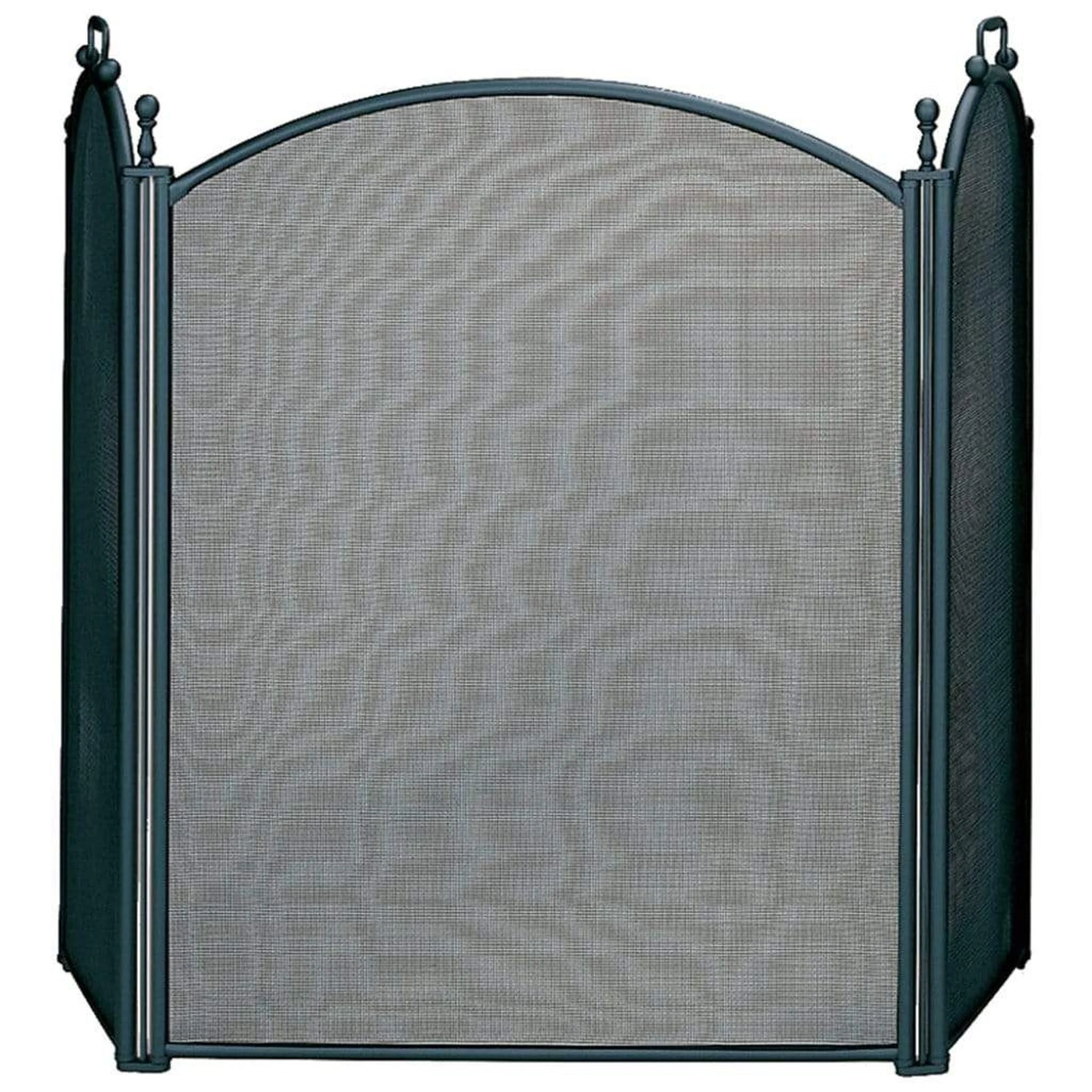 UniFlame 54" S-3652 3 Fold Large Black Screen w/ Woven Mesh