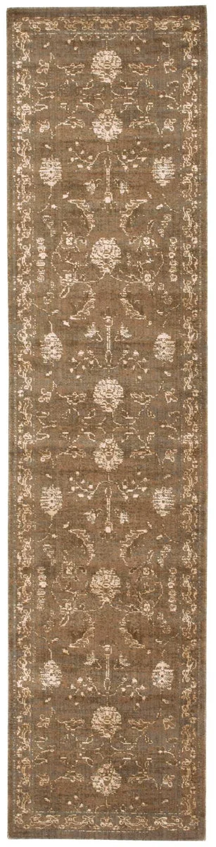 Nourison Silk Elements Traditional Cocoa Area Rug