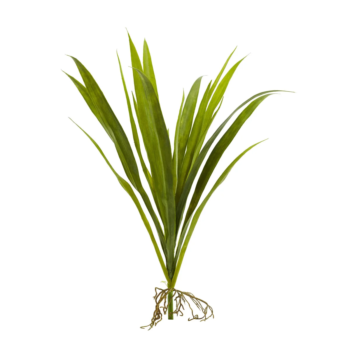 Nearly Natural 6161-S6 15" Artificial Green Grass Plant, Set of 6