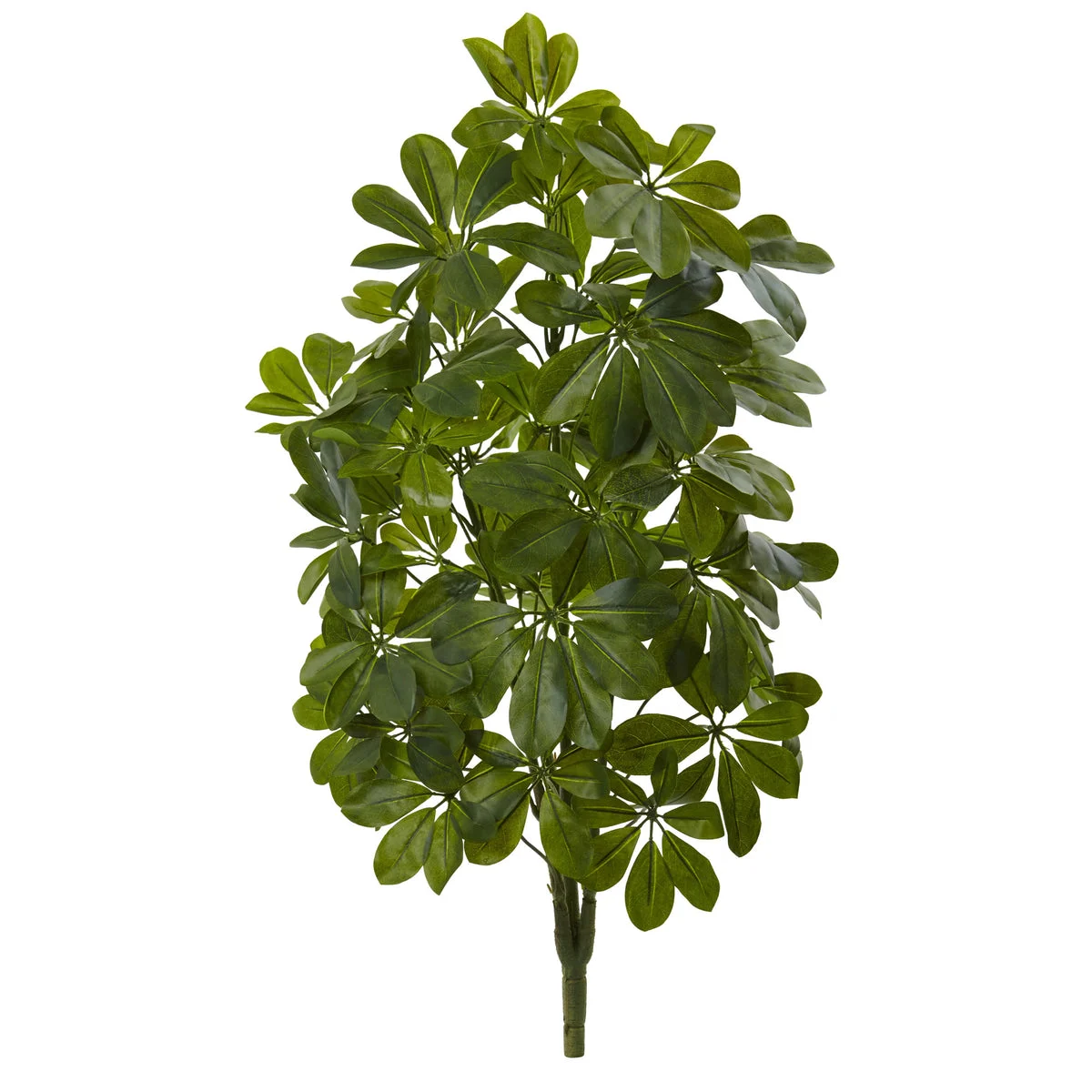 Nearly Natural 6158-S2 32" Artificial Green Real Touch Baby Schefflera Plant, Set of 2