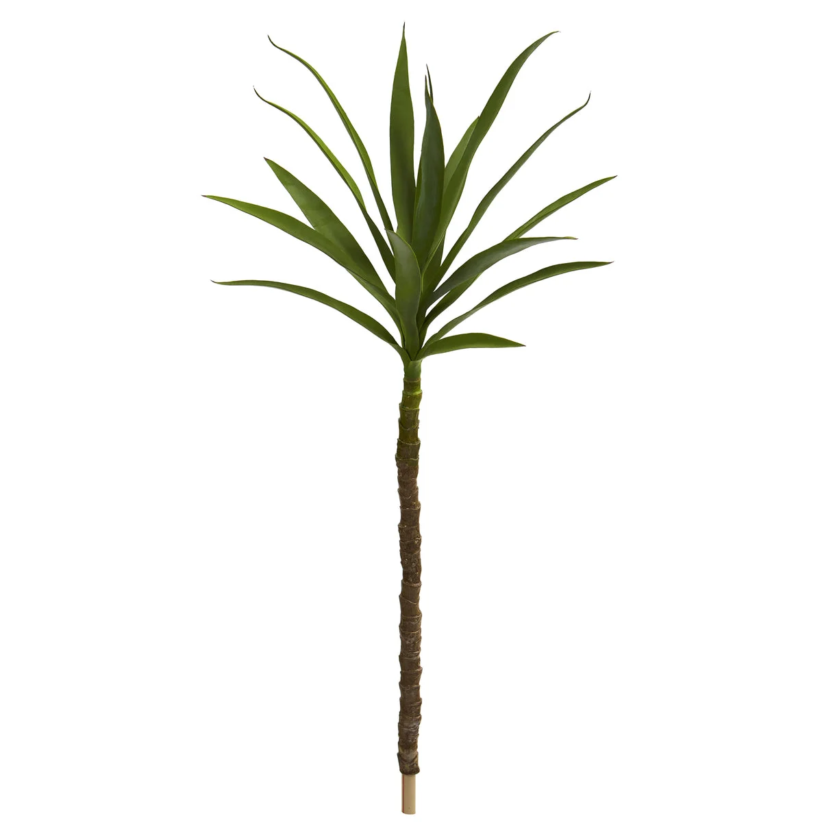 Nearly Natural 8704-S2 46" Artificial Green Yucca Head Plant, Set of 2