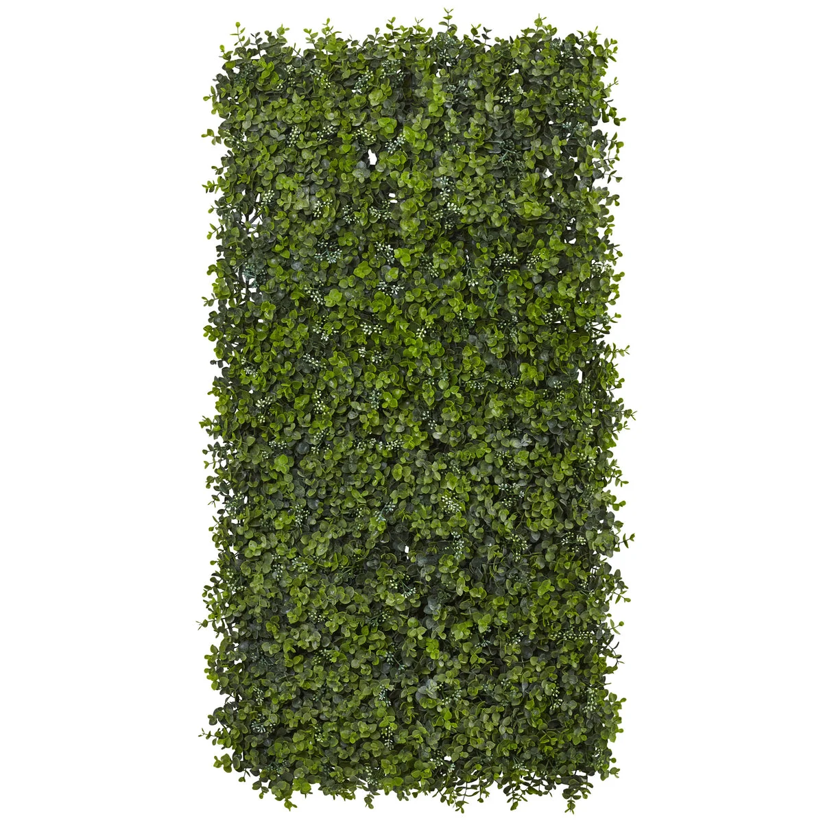 Nearly Natural 6156-S8 12" x 12" Artificial Green Eucalyptus Mat, Set of 8
