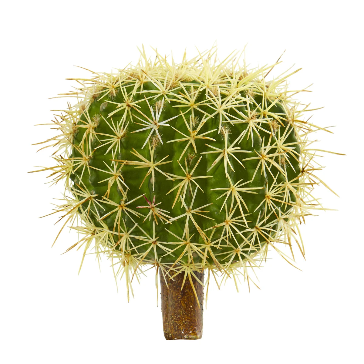 Nearly Natural 6249-S4 8" Artificial Green Cactus Succulent Plant, Set of 4