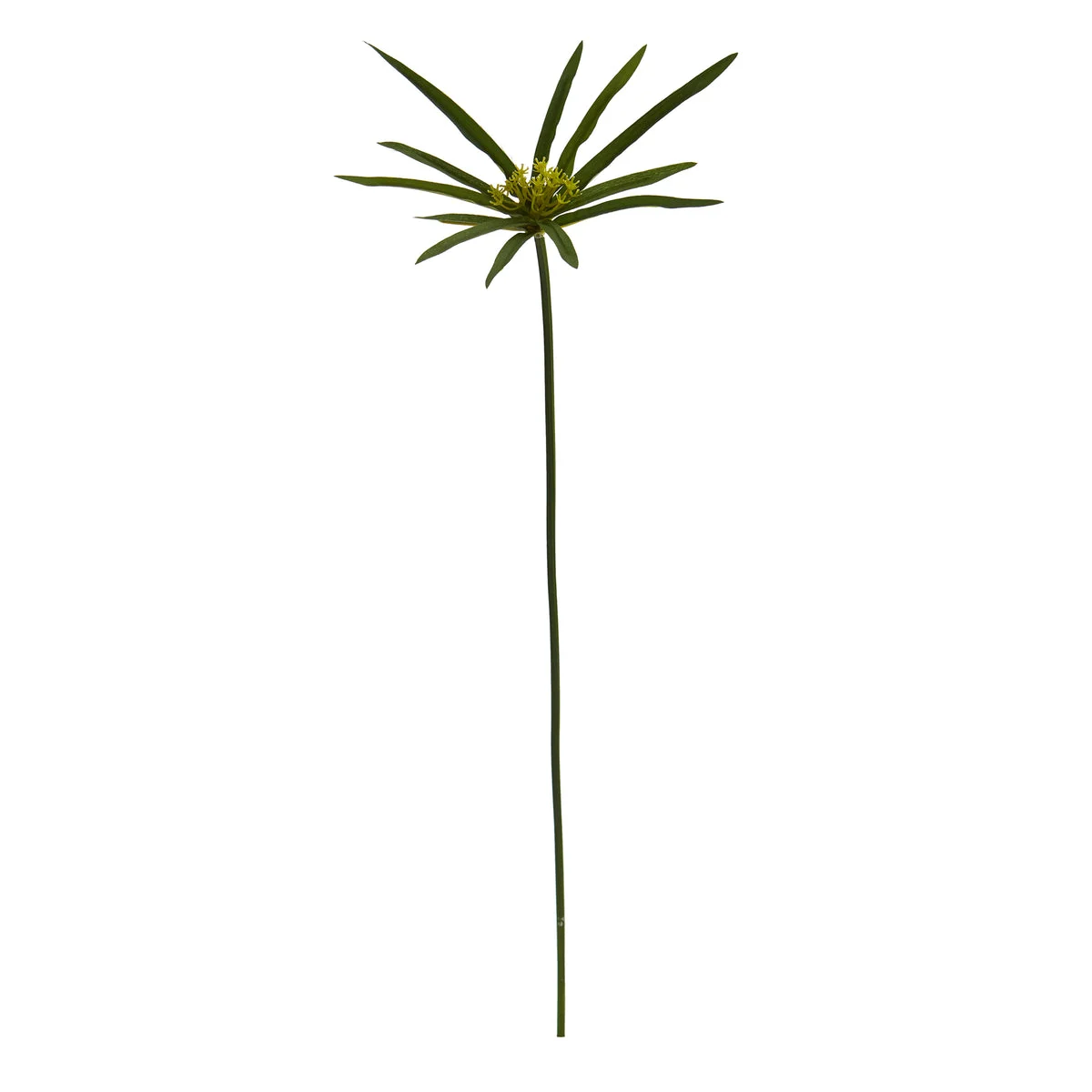 Nearly Natural 8344-S12 28" Artificial Green Cyperus Spray, Set of 12