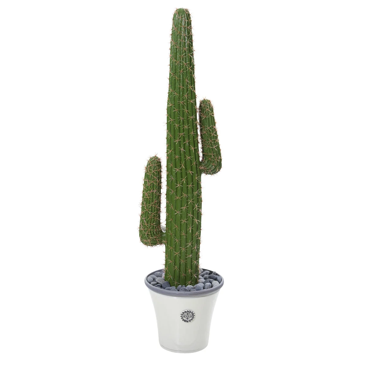 Nearly Natural P1120 57" Artificial Green Cactus Plant in Decorative Planter