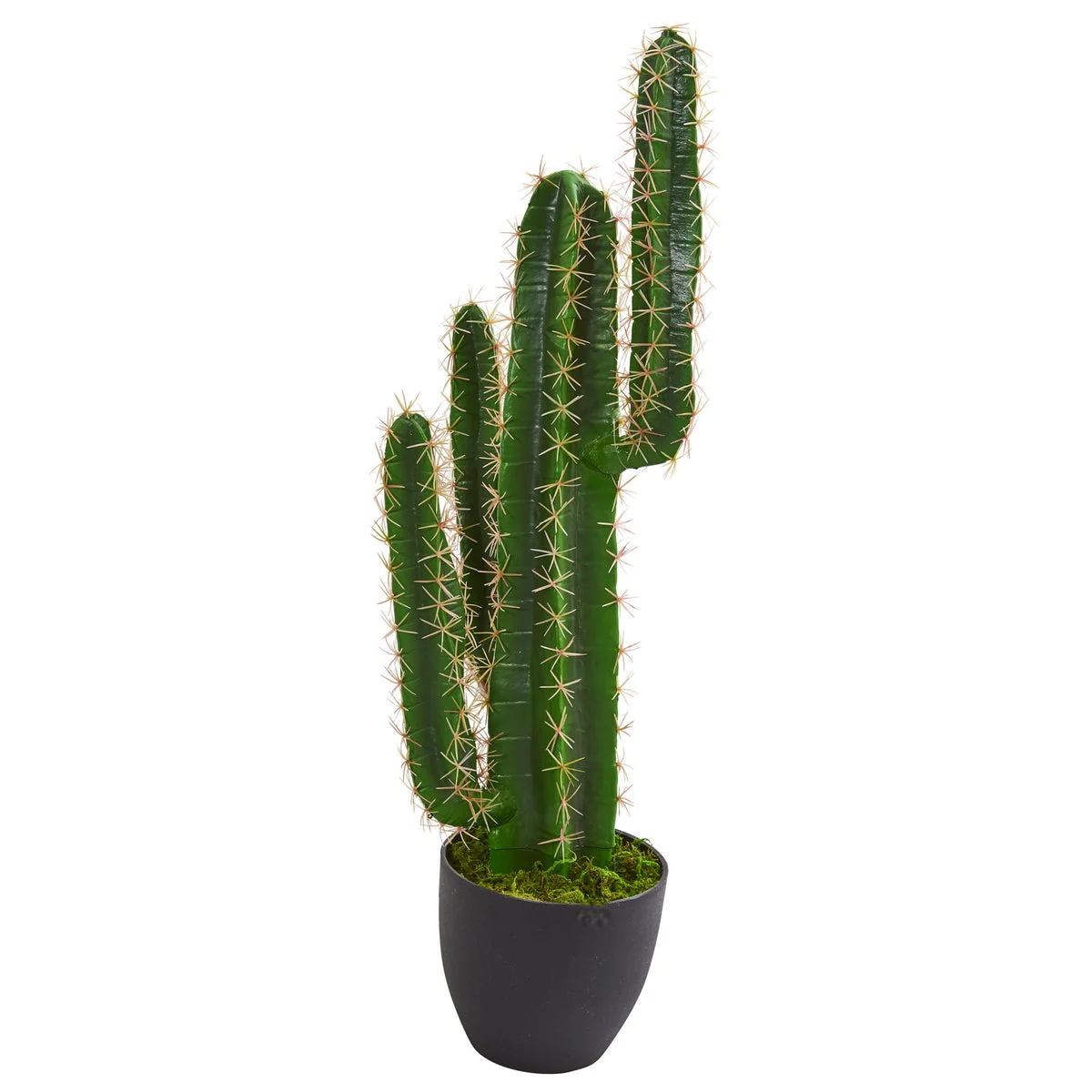 Nearly Natural 6328 2.5' Artificial Green Cactus Plant