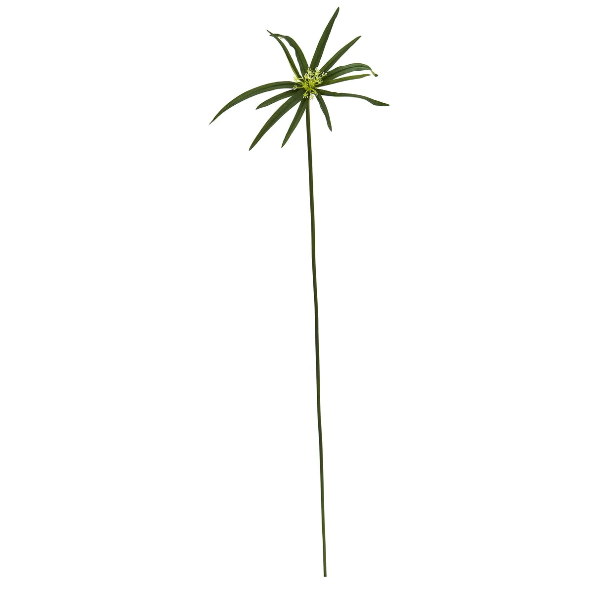 Nearly Natural 8343-S12 45" Artificial Green Cyperus Spray, Set of 12