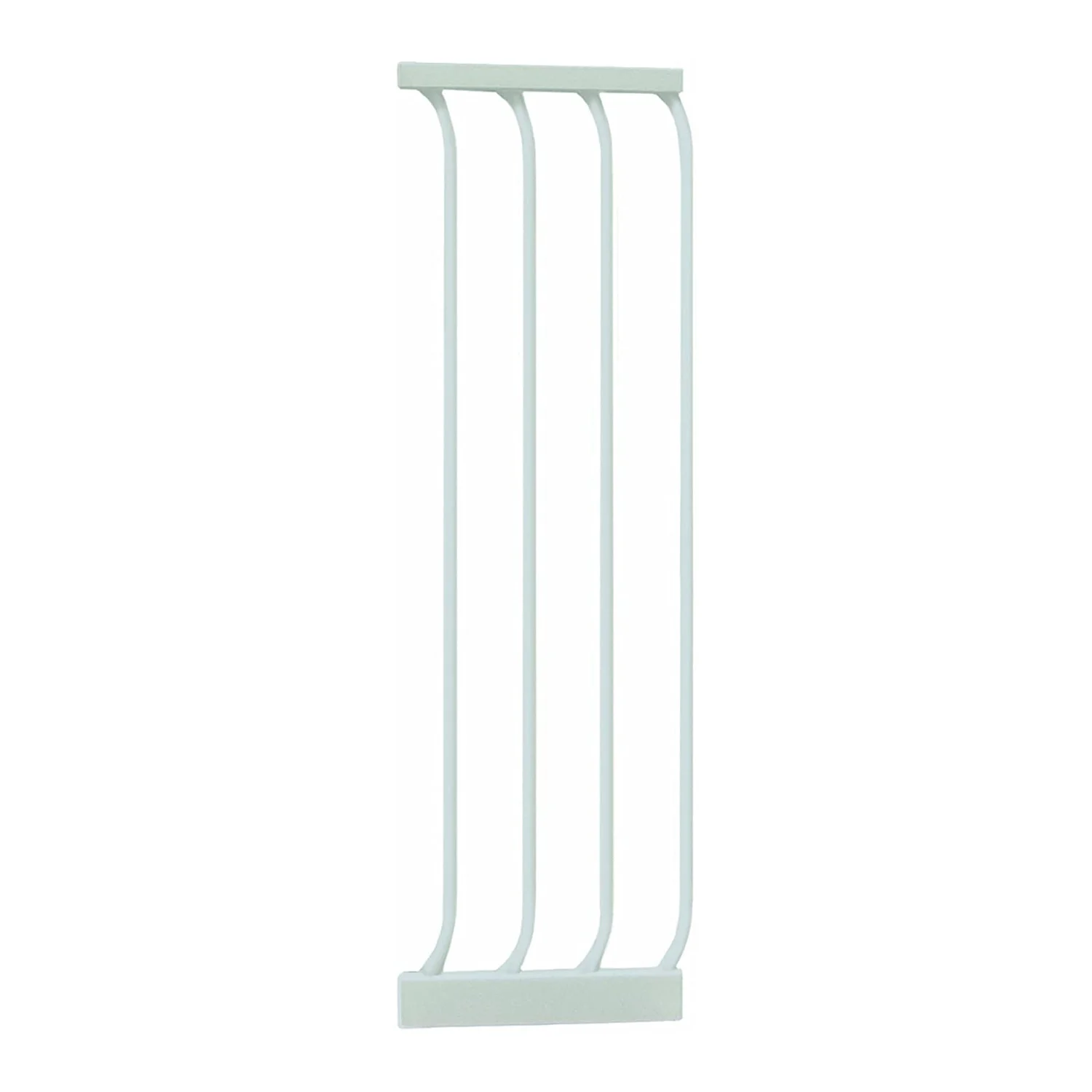 Bindaboo B1109 Pet Safety Gate 10.5 Inch Steel Gate Extension, White, Set of 1