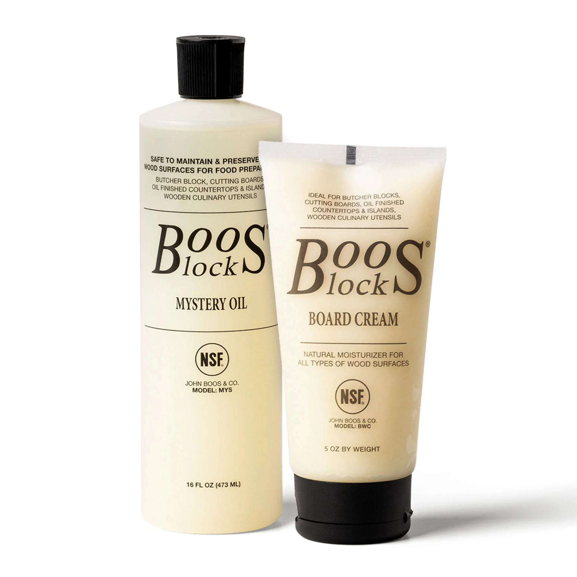 John Boos Mystery Oil and Moisture Cream for Butcher Blocks and Cutting Boards