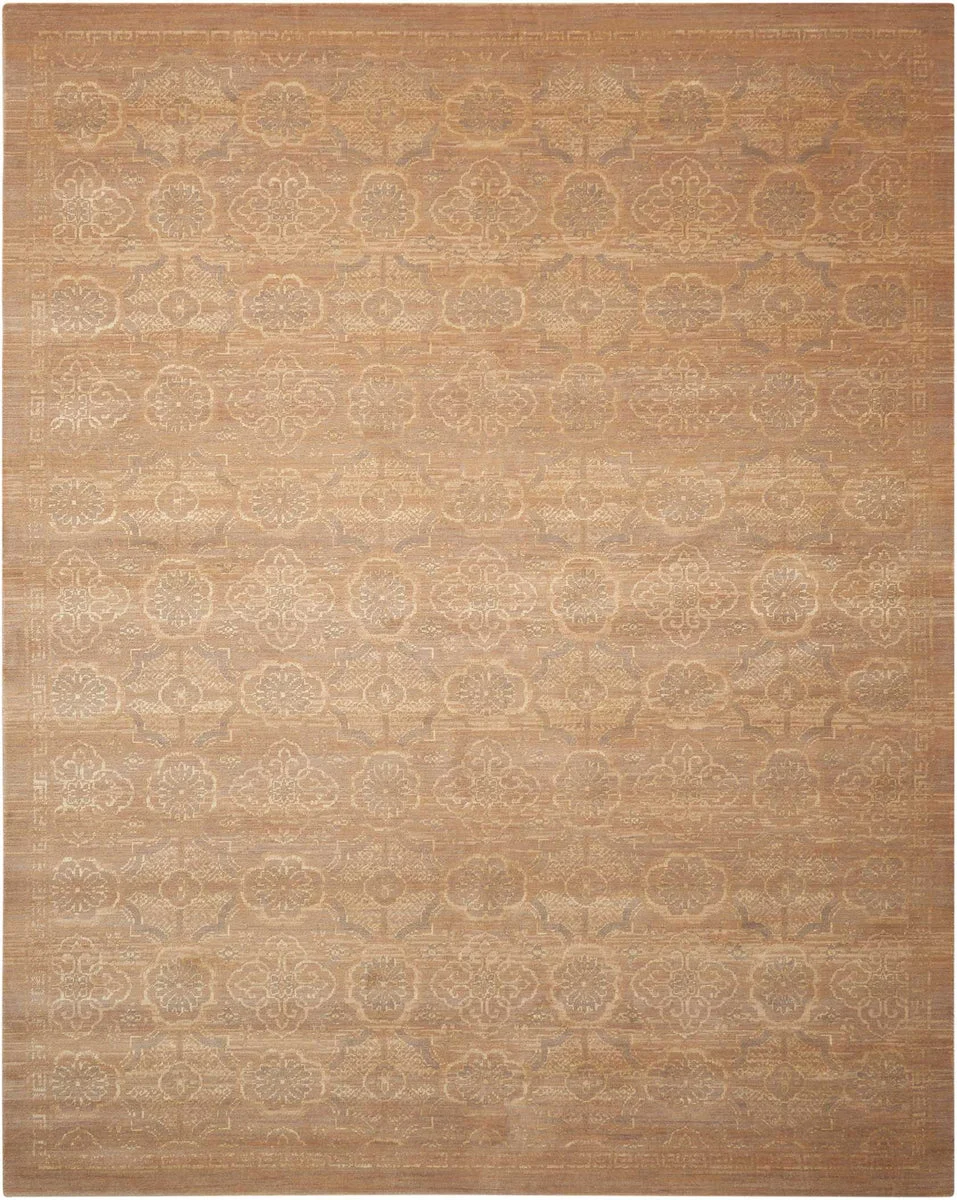 Nourison Silken Allure Contemporary Beige Area Rug