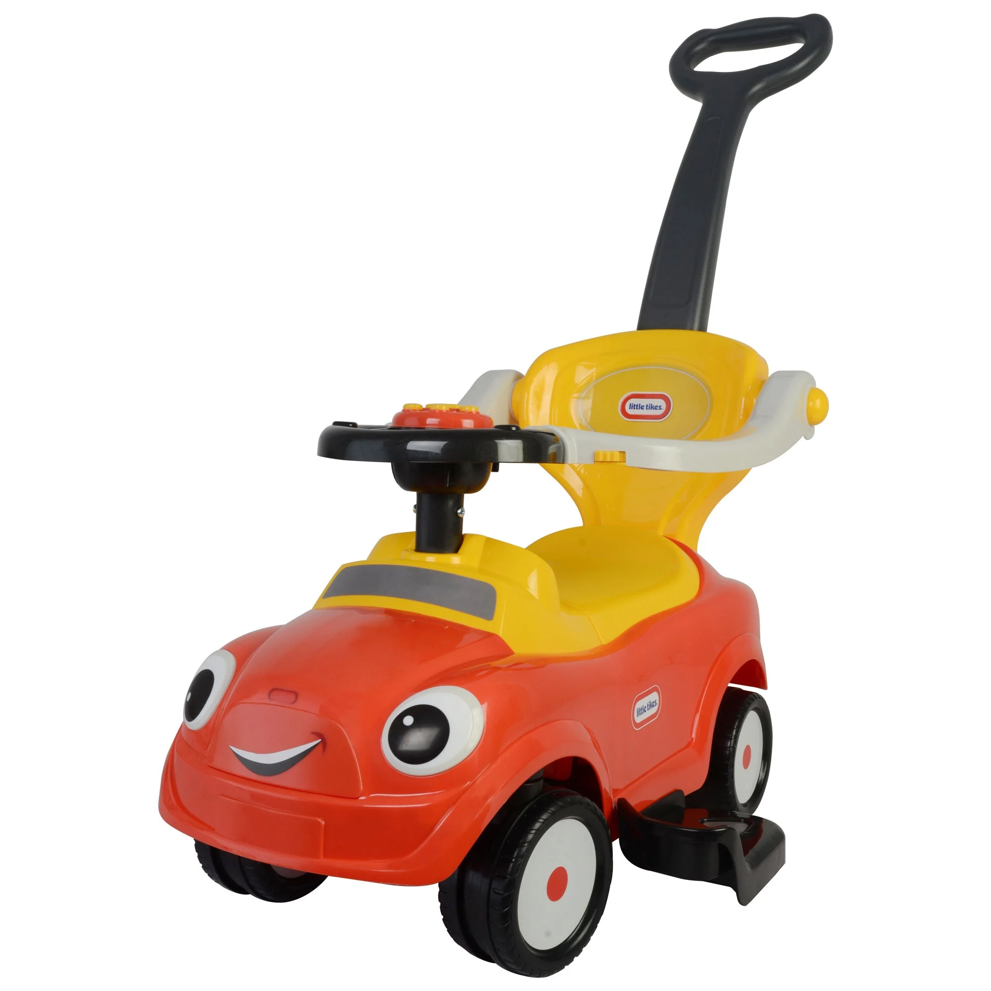 Best Ride On Cars Baby 3 in 1 Little Tikes Push Car Stroller Ride On Toy, Red