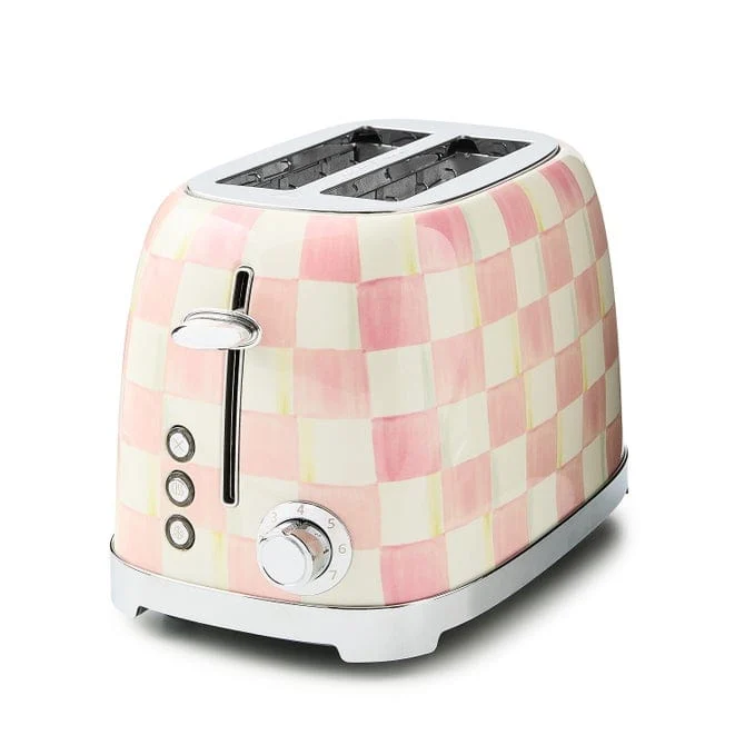 Mackenzie-Childs Rosy Check 2-Slice Toaster