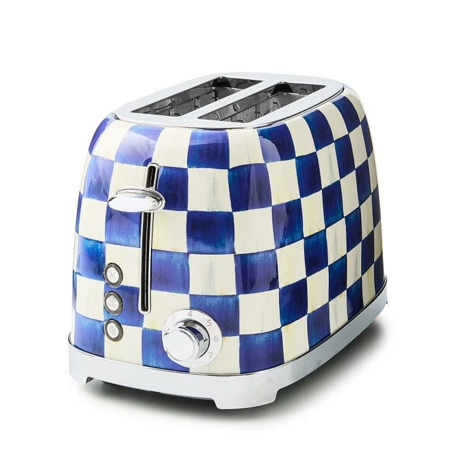 MacKenzie-Childs Royal Check 2-Slice Toaster