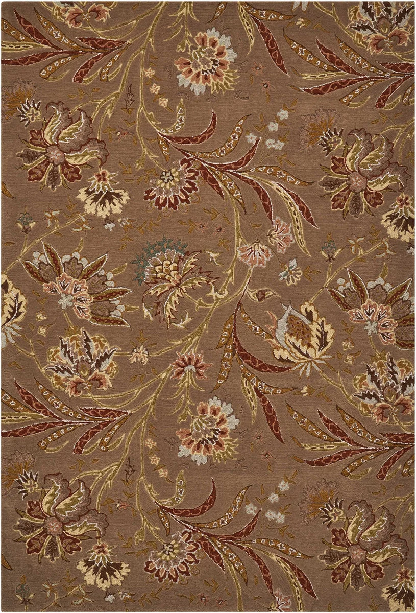 Nourison Gatsby Traditional Mocha Area Rug