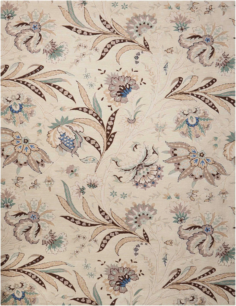Nourison Gatsby Traditional Ivory Area Rug