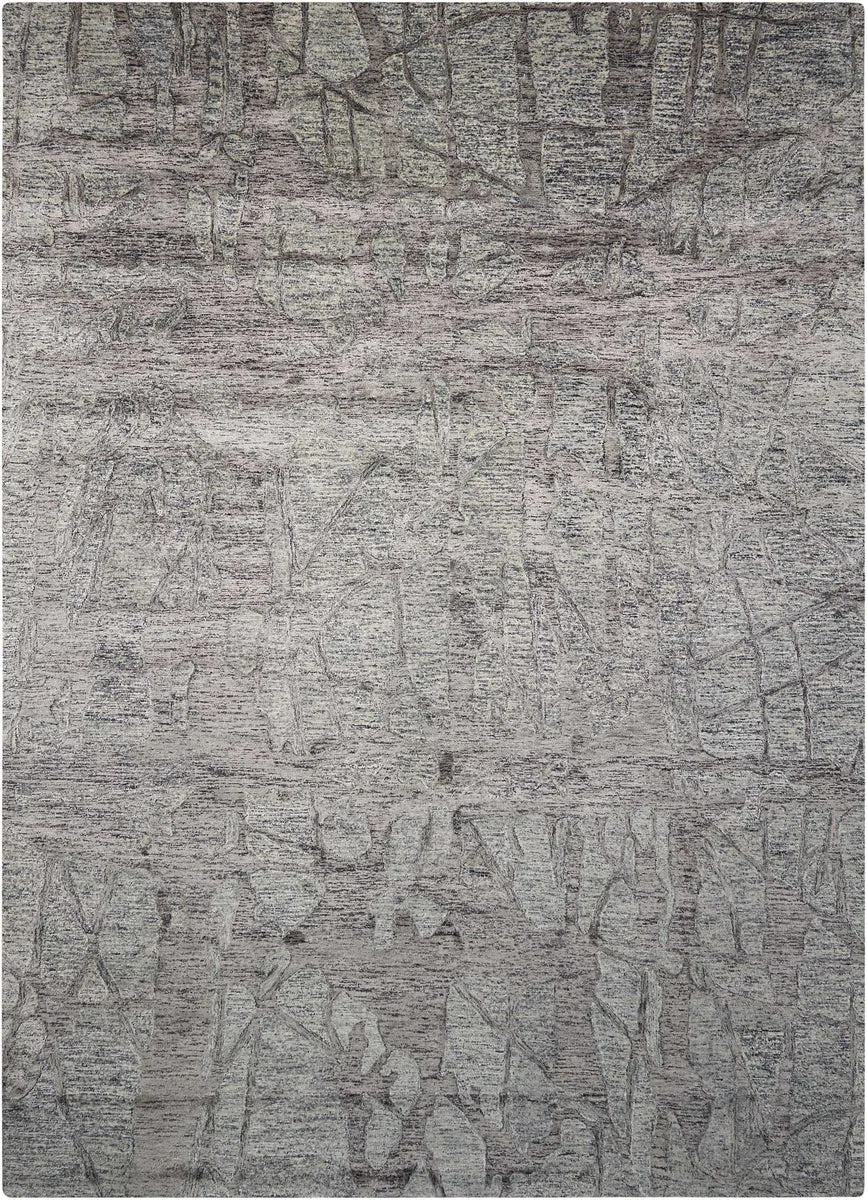 Nourison Gemstone Contemporary Hematite Area Rug