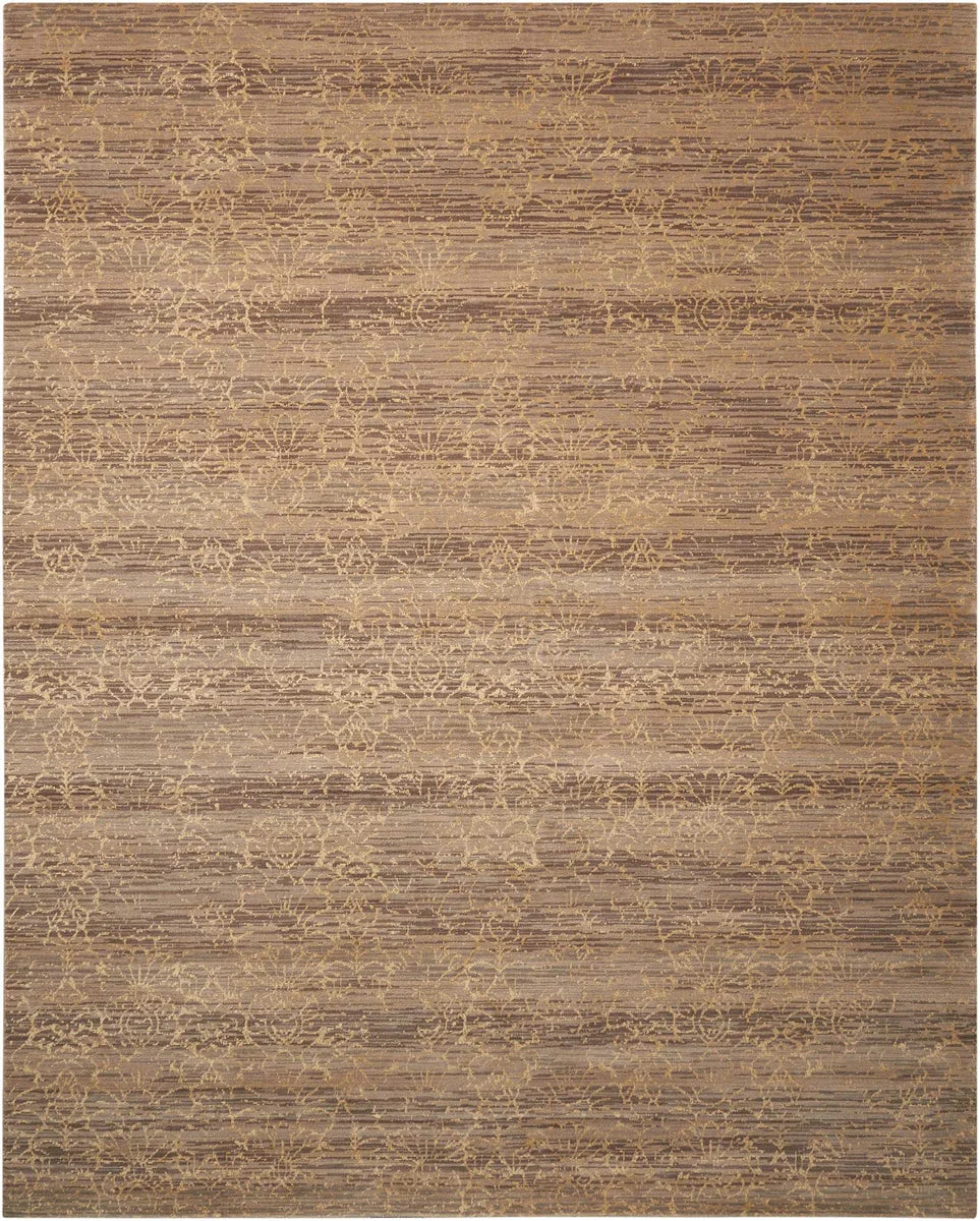 Nourison Silken Allure Contemporary Latte Area Rug