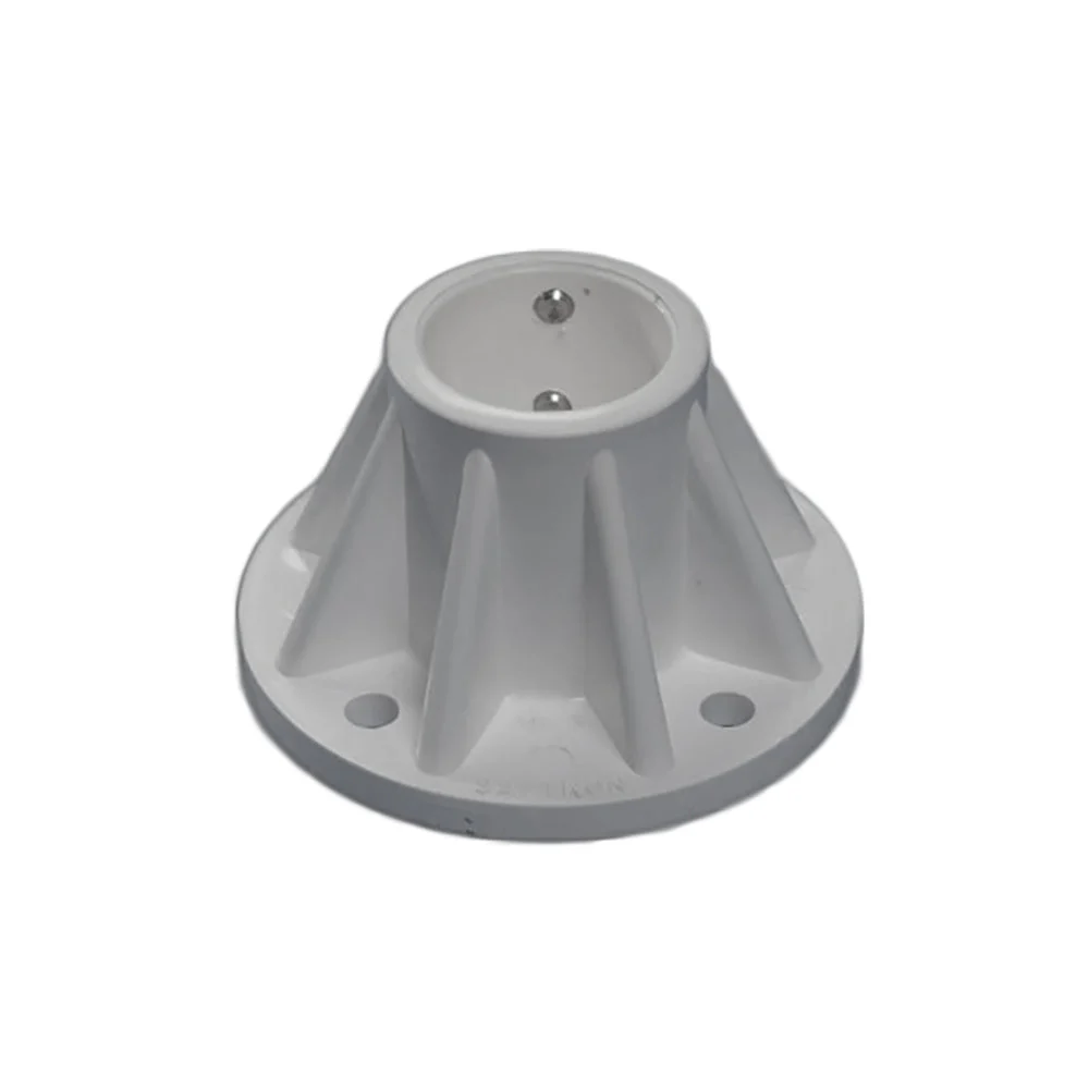 Saftron 3 Inch Surface Mount for 1.9 Inch OD Swimming Pool Ladder or Rail, Gray