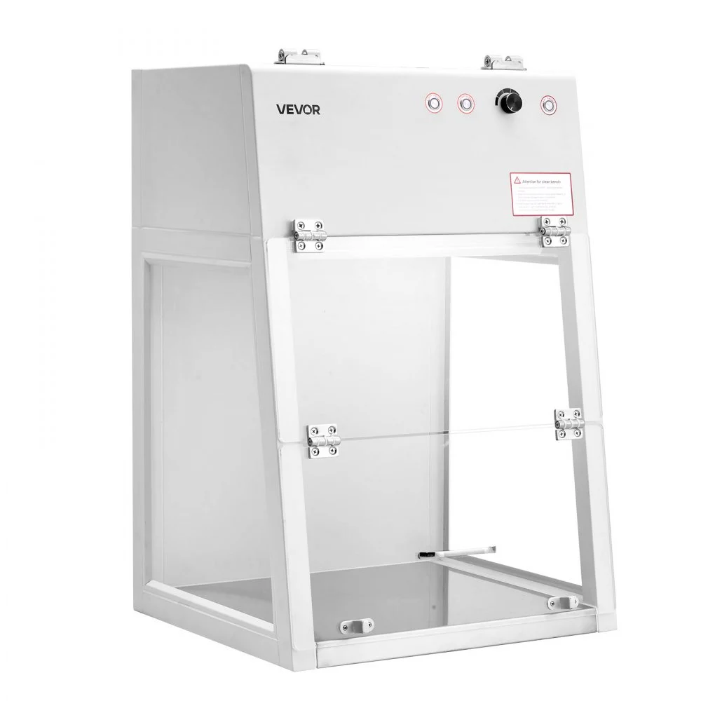 Summer Sale
VEVOR Laminar Flow Hood, 20.08 x 20.47 x 23.62 inch Working Area Portable Clean Room, Meets ISO Class 5 Clean Room Standards, with HEPA-14 Filter and G1 Pre-Filter, for Medical and Laboratory Use