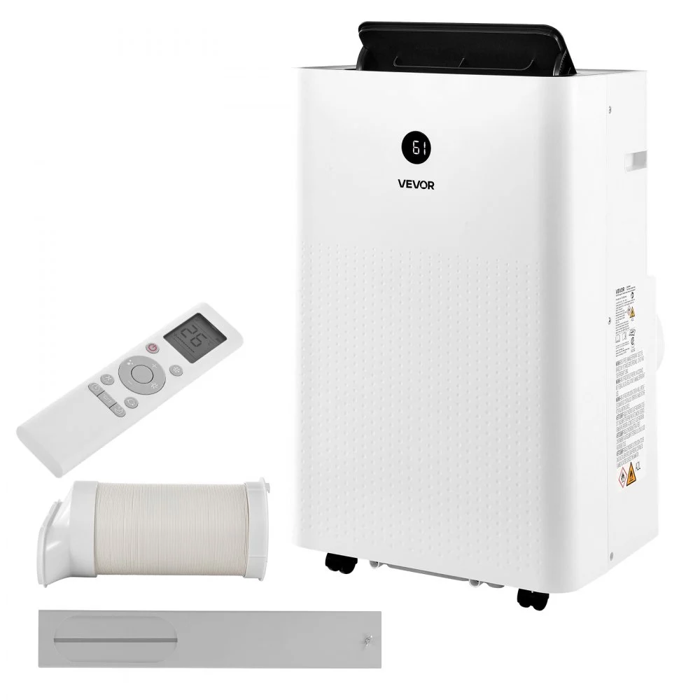 Summer Sale
VEVOR Portable Air Conditioner, 12000 BTU ASHRAE (8150 BTU SACC) 4-in-1 Standing Cooling Ac Unit, LED Touch Panel & Remote Control, 24h Timer, Cooling, Dehumidifier, Fan, Sleep Mode for Room Indoor