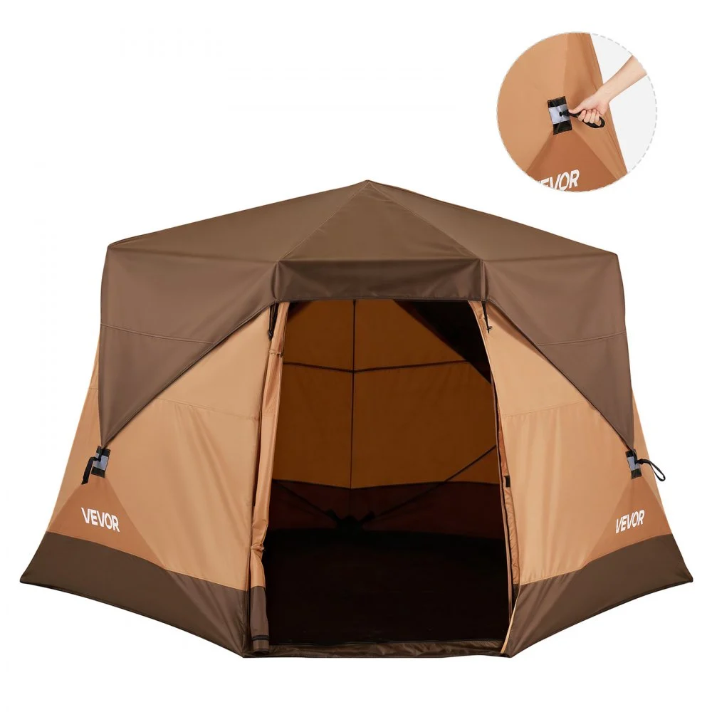 Summer Sale
VEVOR Camping Tent, 6 Person Pop Up Instant Cabin Tent with Rainfly & Large Mesh Windows, 60 Seconds Easy Setup, Portable Waterproof Cabin Hub Tents with Carry Bag for Family Outdoor Camping & Hiking