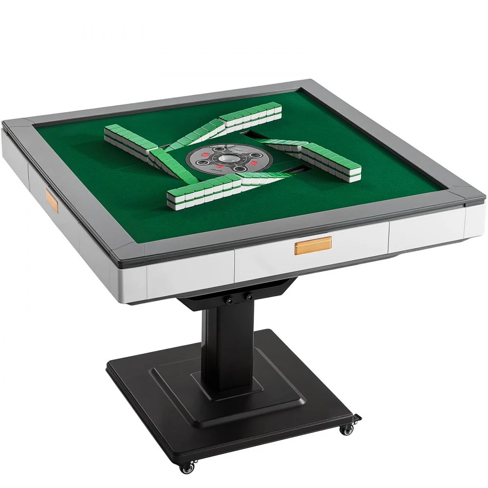 Summer Sale
VEVOR Automatic Mahjong Table with Wheels, 2 Sets of 42 mm Tiles (152 Pcs), Roller Coaster Style Mahjong-Table, Foldable and Automatic Shuffler, for Home, Outdoor Leisure & Gifts for Mahjong Players