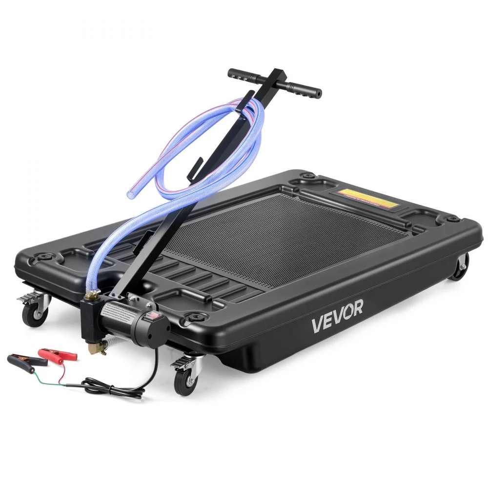 Summer Sale
VEVOR Low Profile Oil Drain Pan, 17 Gallon Capacity, Rolling Oil Drain Pan with Electric Pump & 7.2 ft Hose, Leak-proof & Corrosion-resistant, Fit for Cars, SUVs, Trucks, Motorcycles, ATVs, Metal