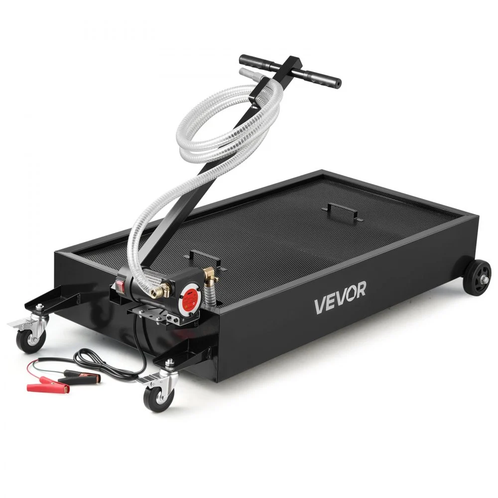 Summer Sale
VEVOR Low Profile Oil Drain Pan, 20 Gallon Capacity, Rolling Oil Drain Pan with Electric Pump & 7.2 ft Hose, Leak-proof & Corrosion-resistant, Fit for Cars, SUVs, Trucks, Motorcycles, ATVs, Metal