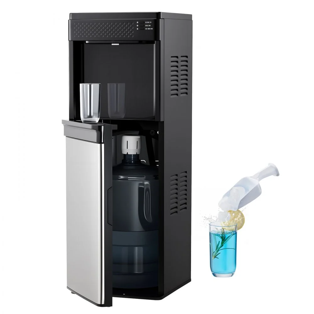 Summer Sale
VEVOR Water Dispenser with Ice Maker, 3-in-1 Floor-Standing Water Dispenser, 33 LBS/24H, 9 Cubes/7 Min Fast Ice Making with 1.3 LBS Storage, Bullet Ice-Cubes & Cold-Water, for Home, Kitchen, Party