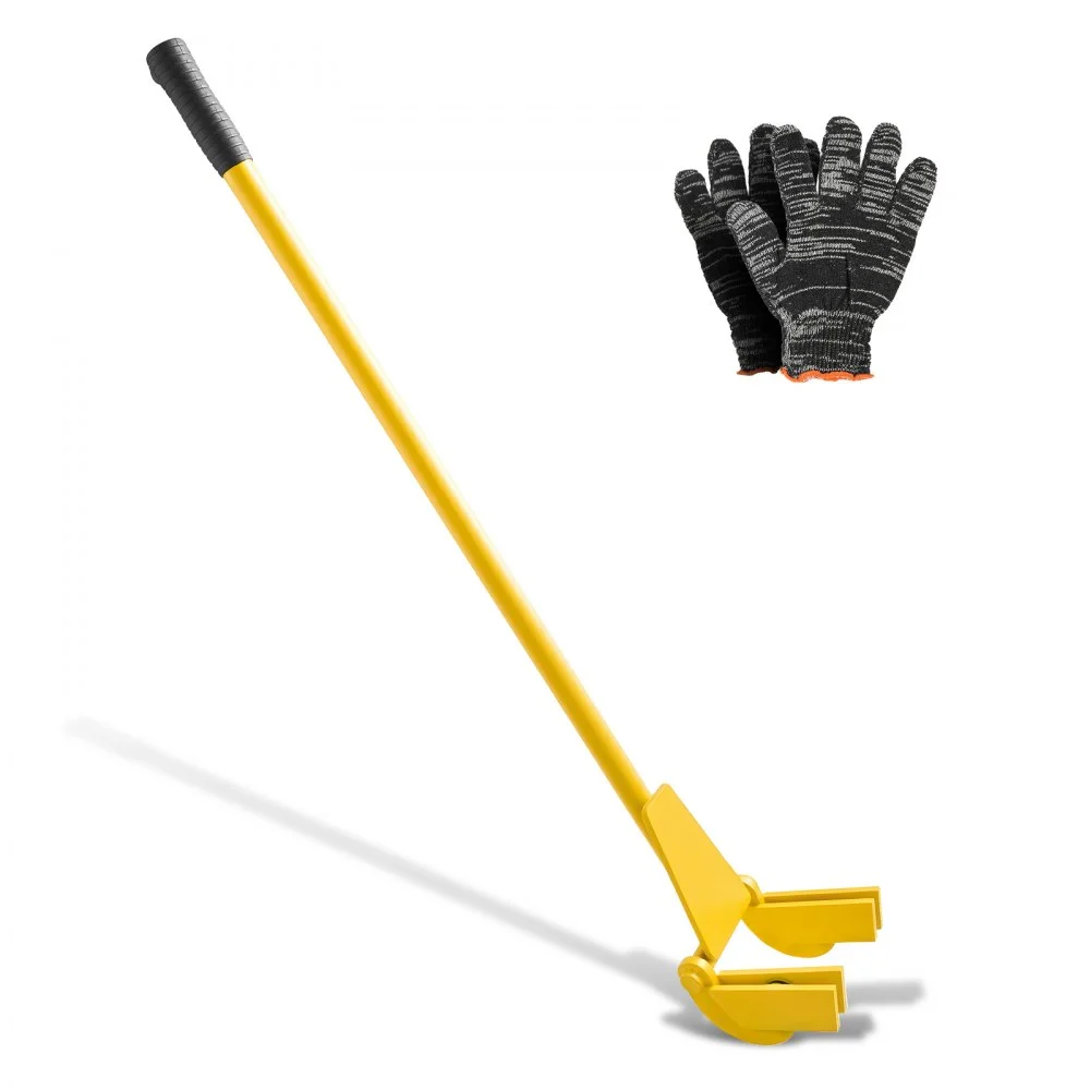 VEVOR Pallet Buster Tool, 41 Inch Carbon Steel Handle Wrecking Pry Bar, 2000 lbs Weight Capacity, Heavy Duty Deck Board Removal Tool, Breaker Bar for Flooring, Framing, Roofing, Trim, Drywall