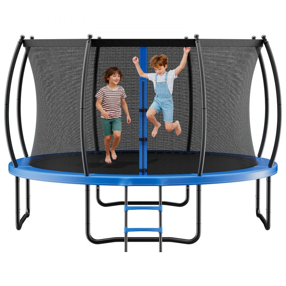 Summer Sale
VEVOR Outdoor Trampoline, 14FT Recreational Trampoline, ASTM Approved Trampolines with Enclosure Net & Thickened Pad, Max 450 lbs Weight Capacity, Anti-Rust Backyard Trampolines for Kids & Adults