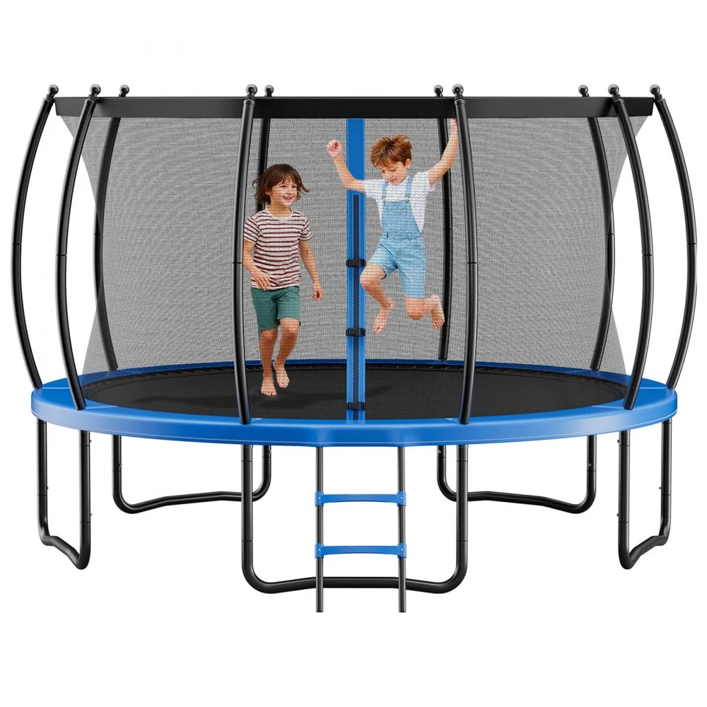 Summer Sale
VEVOR Outdoor Trampoline, 15FT Recreational Trampoline, ASTM Approved Trampolines with Enclosure Net & Thickened Pad, Max 470 lbs Weight Capacity, Anti-Rust Backyard Trampolines for Kids & Adults