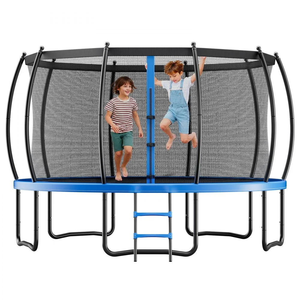 Summer Sale
VEVOR Outdoor Trampoline, 16FT Recreational Trampoline, ASTM Approved Trampolines with Enclosure Net & Thickened Pad, Max 475 lbs Weight Capacity, Anti-Rust Backyard Trampolines for Kids & Adults