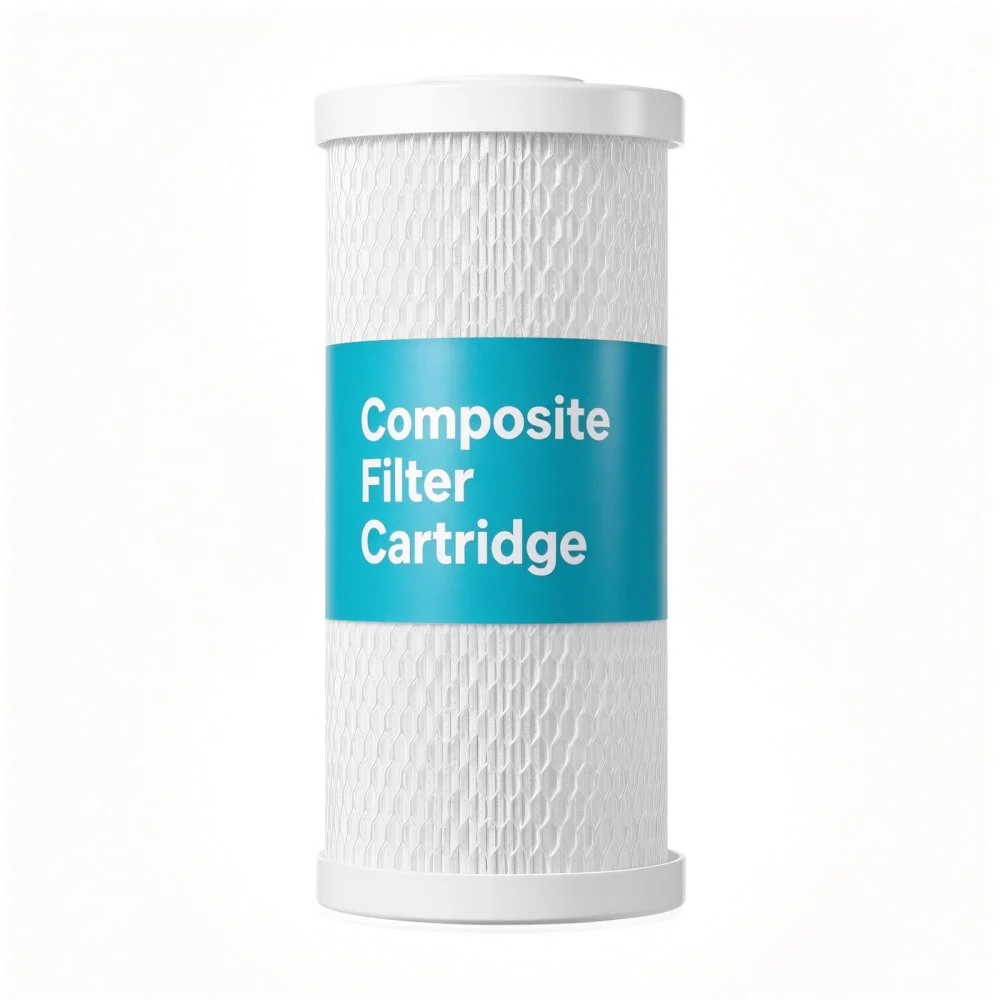 VEVOR RV Water Filter Replacement Cartridge, 0.5-Micron 1 Pack Activated Carbon Block Cartridge, Premium RV Water Filtration for 4.5" x 10" Filter Housing, Reduces Sediment, Particles, Chlorine, Odors