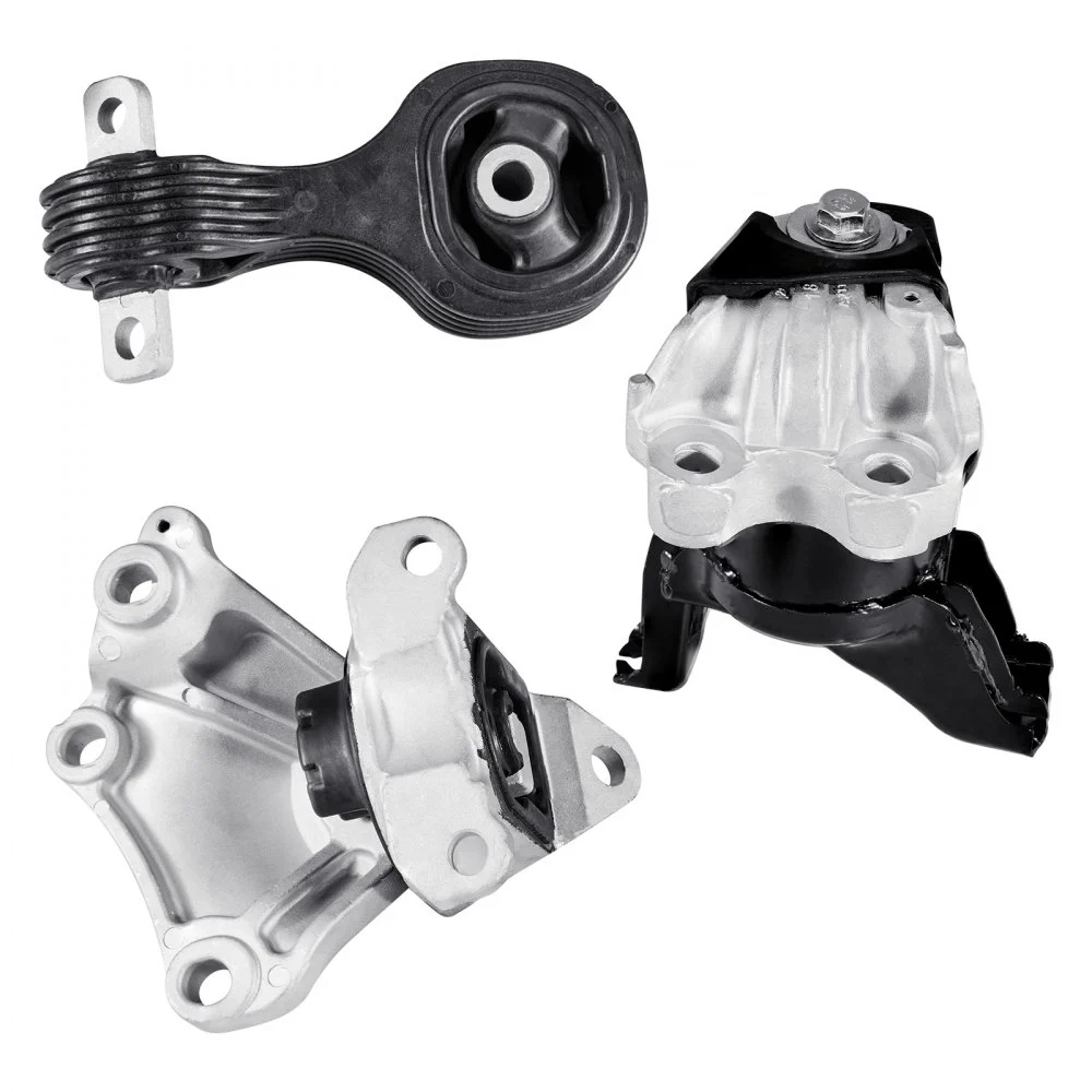 VEVOR Engine Motor Mount and Transmission Mount Kit Replacement, Set of 3, Compatible with 2012–2013 Honda Civic 1.8L Coupe, Replace OE# A65048, A65021, A65087, Secure Support