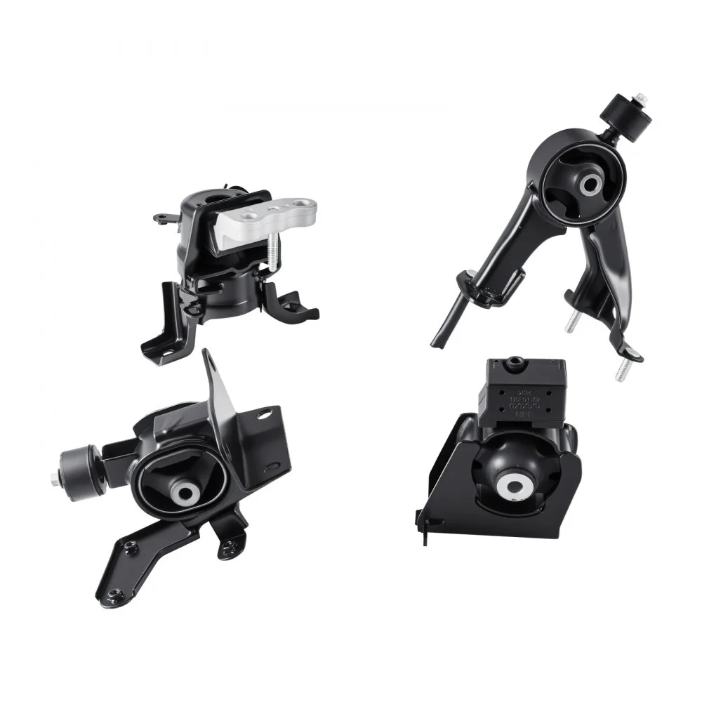 VEVOR Engine and Transmission Motor Mount Kit Replacement, Set of 4, Compatible with 2009–2013 Toyota Corolla 1.8L L4, Replace OE# A62015, A62039, A62027, A62023, Secure Support