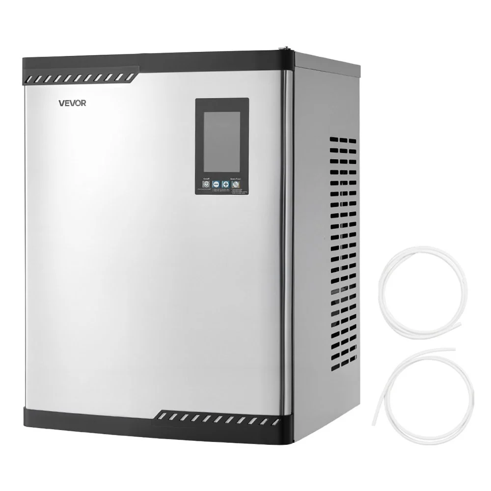 VEVOR Commercial Ice Maker Machine - Head, 800 Lbs/Day Stainless Steel Ice Machine with Scheduled Ice-Making, Self-Cleaning, Adjustable Thickness, Ideal for Restaurant Bar Cafe Hotel - Head Only