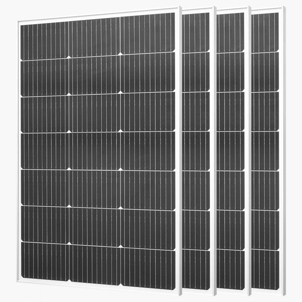 Summer Sale
VEVOR 4PCS 100W Monocrystalline Solar Panels, 23% High-Efficiency Mono PV Module with Stable MC4 Output & Aluminum Frame, IP65 Waterproof Solar Panel for Car Boat RV Flat Rooftop Off-Grid Applications