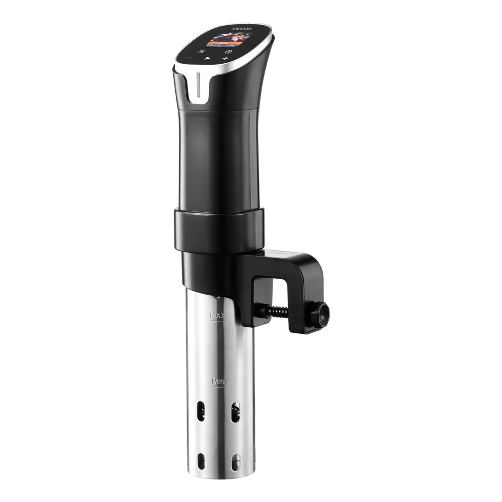 VEVOR Sous Vide Precision Cooker, 1100W Sous-Vide Cooking Machine, WIFI Immersion Circulator with 10 Preset Recipes, LCD Touchscreen, Fast-Heating, Accurate Temperature & Timer, App Control