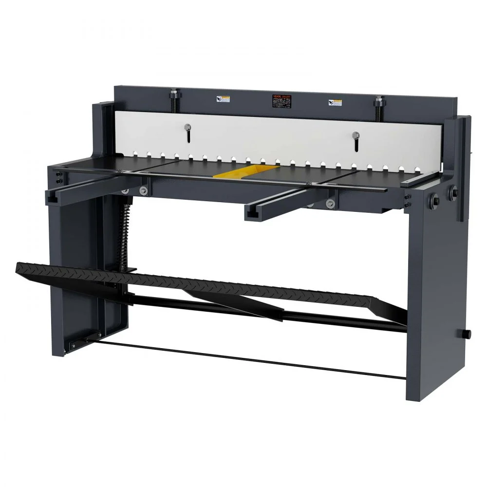 Summer Sale
VEVOR Foot Stomp Sheet Metal Shear, 52 in Width Manual Floor Shear, with Soild Steel Frame, Adjustable Blade Gap, Material Stops, Foot-Pedal Control for Cutting Steel, Copper, Rebar, and Aluminum