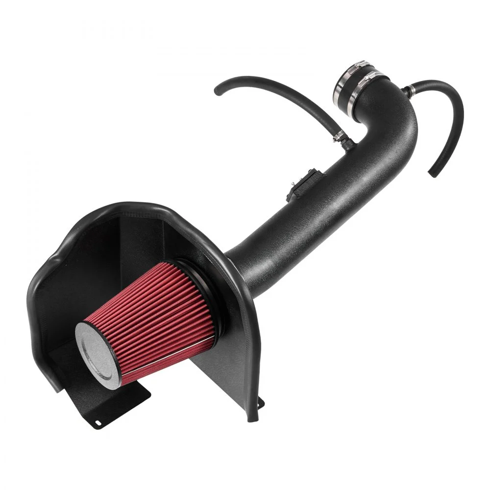 VEVOR Cold Air Intake, 3.94 Inch Cold Air Intake System + Heat Shield Compatible with 2015 Cadillac Escalade, Chevy Suburban/Tahoe/Silverado, GMC Yukon/Sierra, High Flow Filter Kit Improve Horsepower