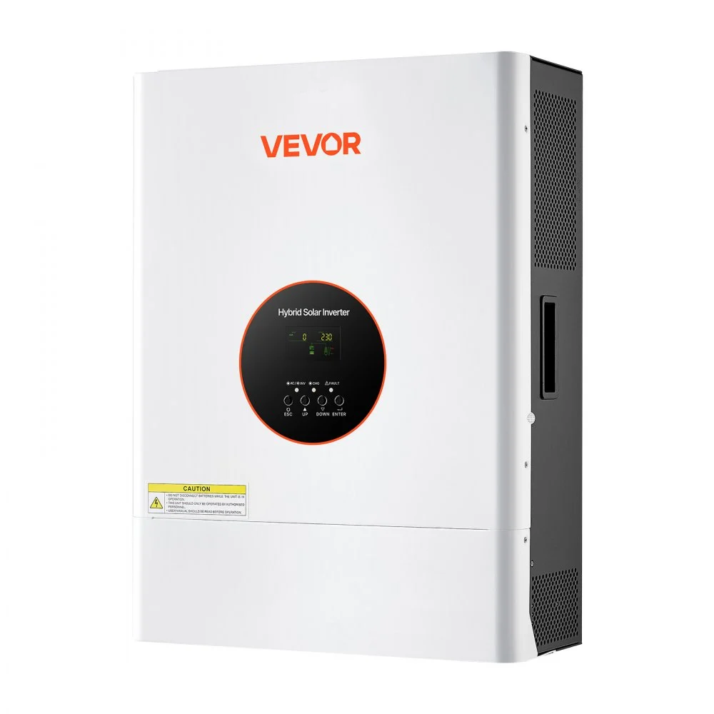 Summer Sale
VEVOR 6400W 48V Hybrid Solar Inverter, 120V/240V Split Phase, Built-in 120A MPPT Solar Controller, Low Frequency Pure Sine Wave Power Inverter, for Lead Acid Lithium Battery Off-Grid Systems