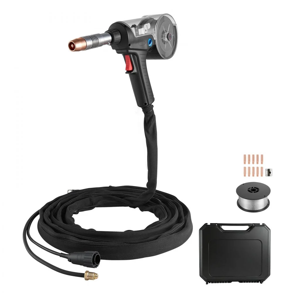 Summer Sale
VEVOR 160Amp Spool Gun with 20FT Cable, Replacement for Miller Spoolmate 200 Series (300497) - with 11PCS Mig Welding Contact Tips, ER4043 0.035" Aluminum Mig Welding Wire & Toolbox