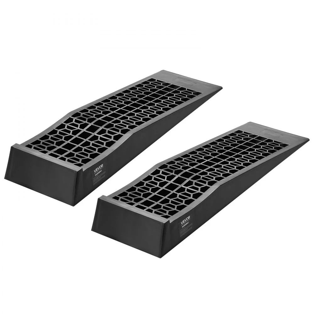 VEVOR Car Ramps, 2 PCS 20000 lbs GVW Capacity, 2.56 in Lift Height, Portable Low Profile Car Service Ramps for Home Garage Maintenance & Oil Changes, Heavy Duty for Low Chassis Vehicle & Support Jack