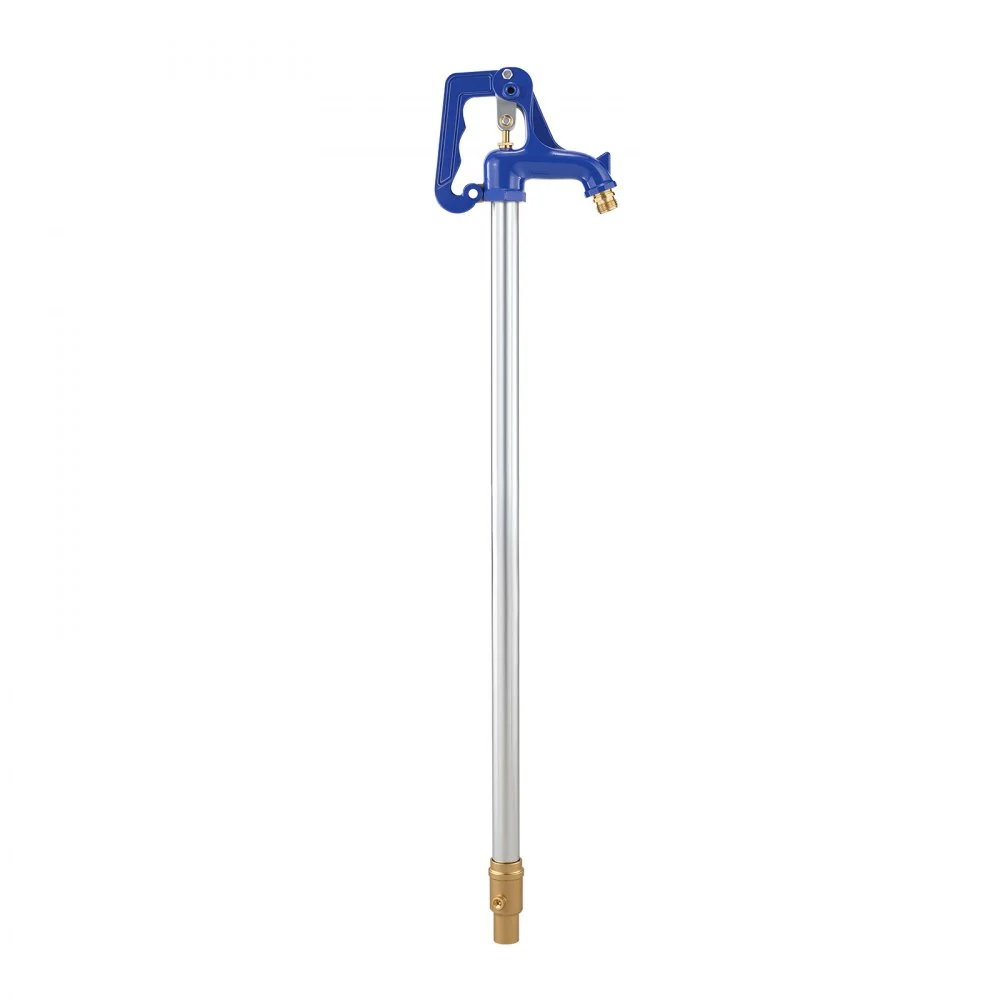 VEVOR Frost Proof Yard Hydrant, 3.22FT Freeze-Proof Outdoor Faucet with 12" Bury Depth, 3/4" NPT Pipe Connection & 3/4" NH Hose Coupling, No Lead Freezeless Hydrant for Yard Garden Farm Irrigation