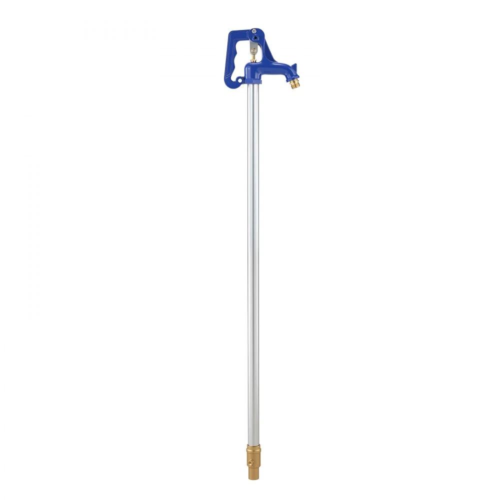 VEVOR Frost Proof Yard Hydrant, 4.2FT Freeze-Proof Outdoor Faucet with 24" Bury Depth, 3/4" NPT Pipe Connection & 3/4" NH Hose Coupling, No Lead Freezeless Hydrant for Yard Garden Farm Irrigation