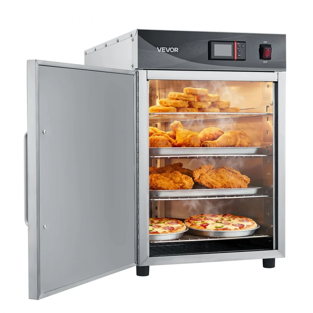 Summer Sale
VEVOR Electric Hot Box Food Warmer, 4-Tier Commercial Warming Cabinet with Water Tray, Single-Door and Adjustable Shelves, Stainless Steel Food Warmer Cabinet, for Restaurant, Kitchen, Pizza, Chicken