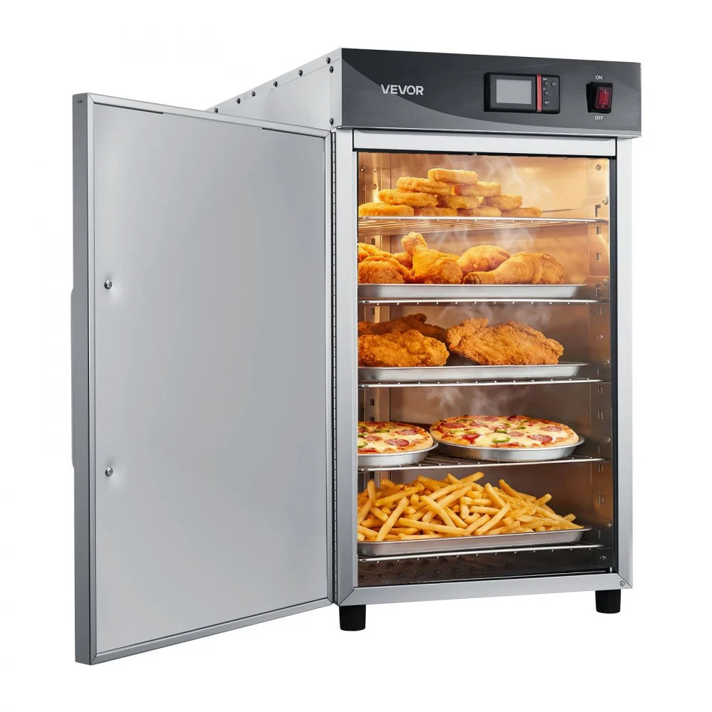 Summer Sale
VEVOR Electric Hot Box Food Warmer, 5-Tier Commercial Warming Cabinet with Water Tray, Single-Door and Adjustable Shelves, Stainless Steel Food Warmer Cabinet, for Restaurant, Kitchen, Pizza, Chicken