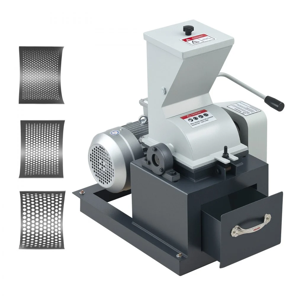 Summer Sale
VEVOR Hammer Crusher, 2.5KW 220V Electric Rock Stone Shatter Grinder, Glass Crushing Machine with 100 to 200 kg/h Crushing Capacity, Coal Crusher Milling Machine with 0.12/0.24/0.4 inch Sieve Screens