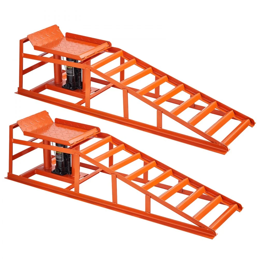 Summer Sale
VEVOR Hydraulic Car Ramps, 2 PCS 11000 lbs 5T, 10-14.2 Inch Lift Height, Heavy Duty Hydraulic Vehicle Ramps, Portable Car Lifts for Home Garage Maintenance and Oil Changes, Truck Vehicle Auto Repair